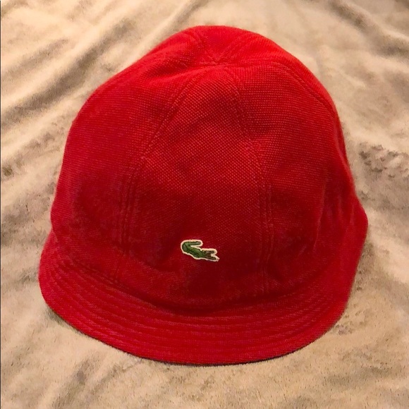 Reversible Redblue Lacoste Bucket Hat 